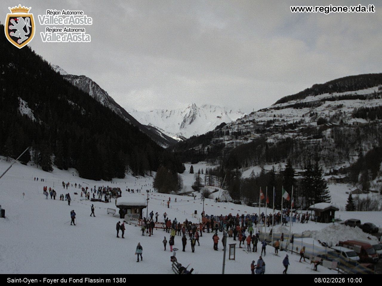 Archiv Foto Webcam Piste Flassin