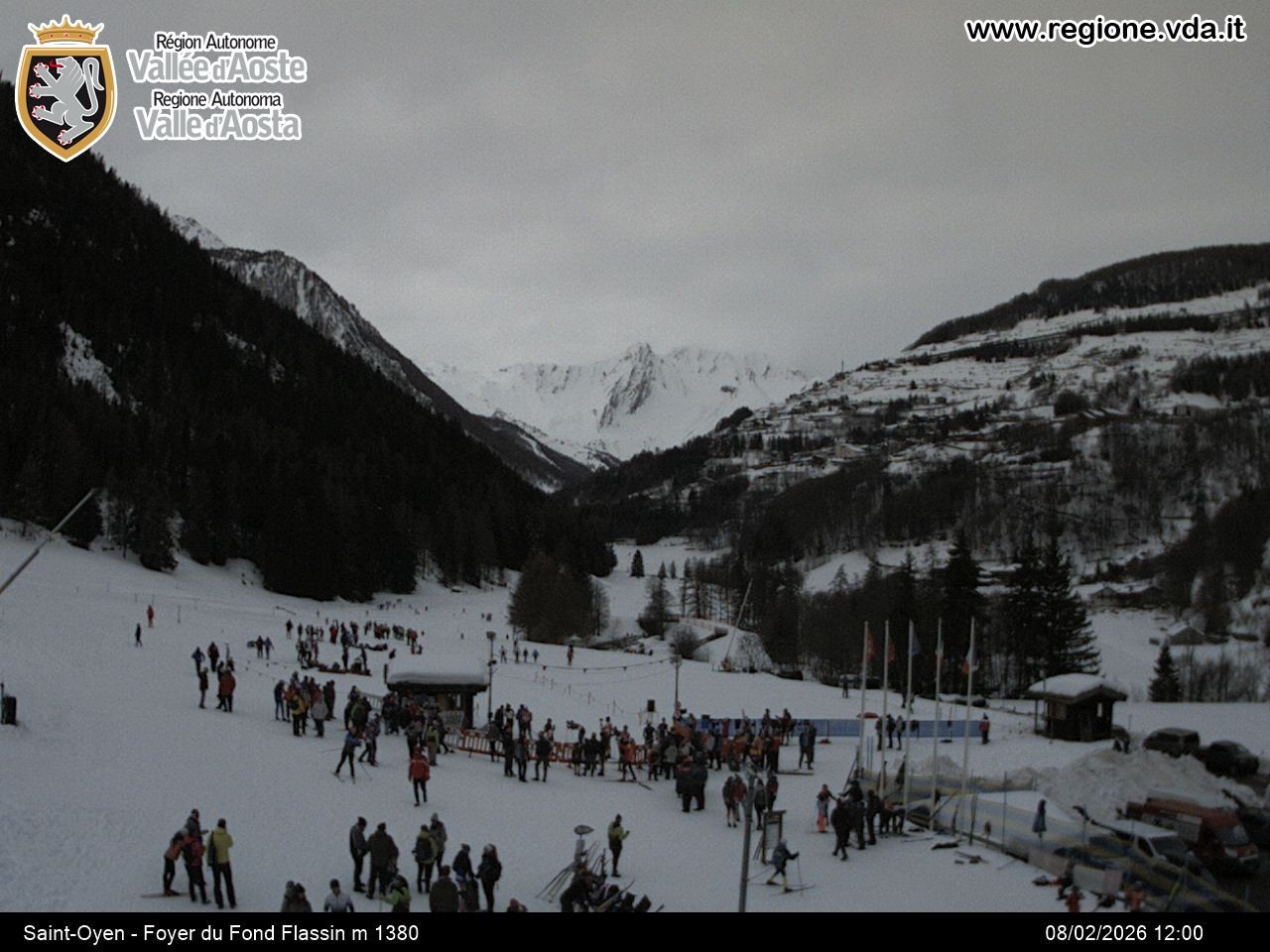 Archiv Foto Webcam Piste Flassin