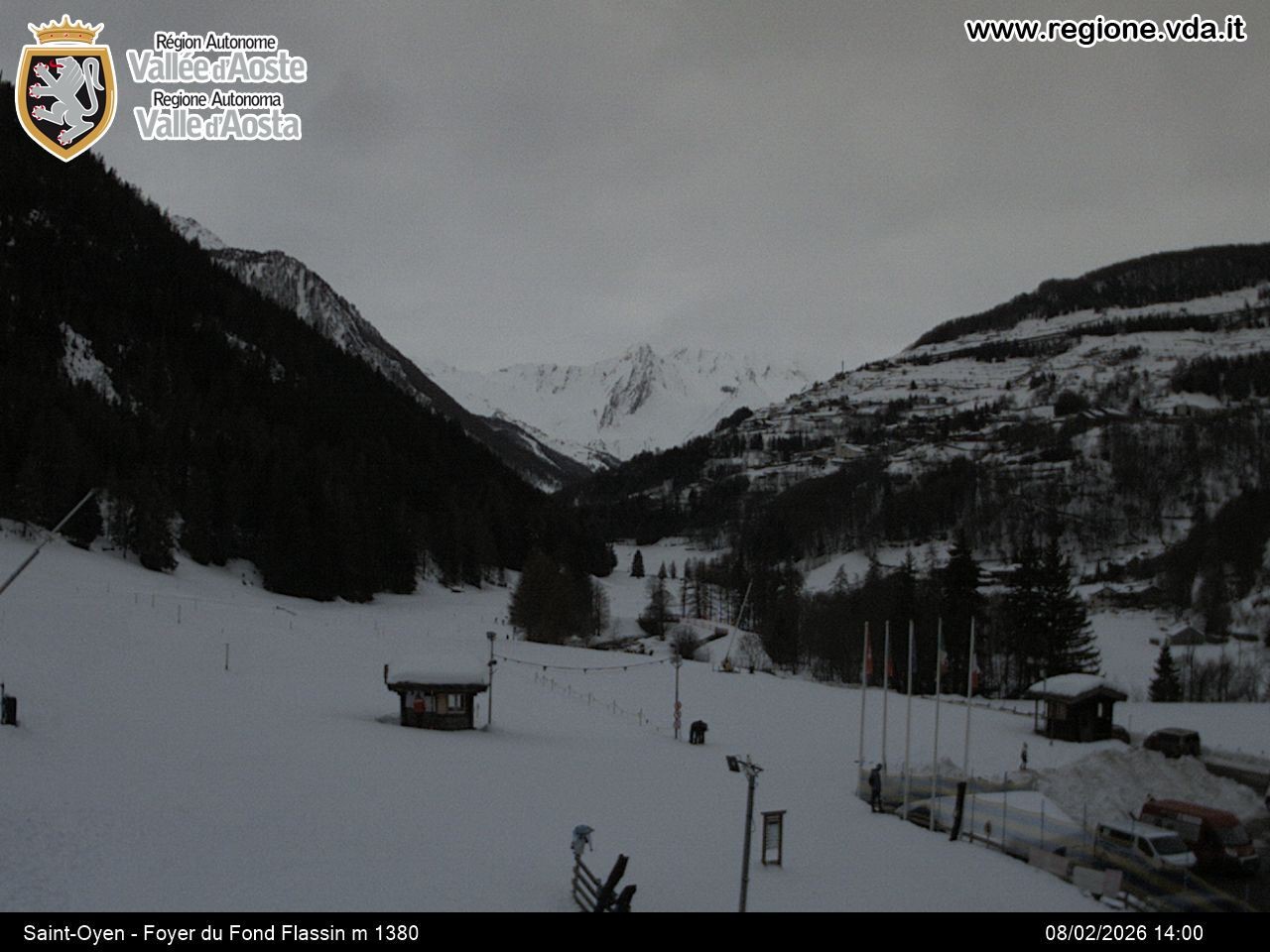 Archiv Foto Webcam Piste Flassin