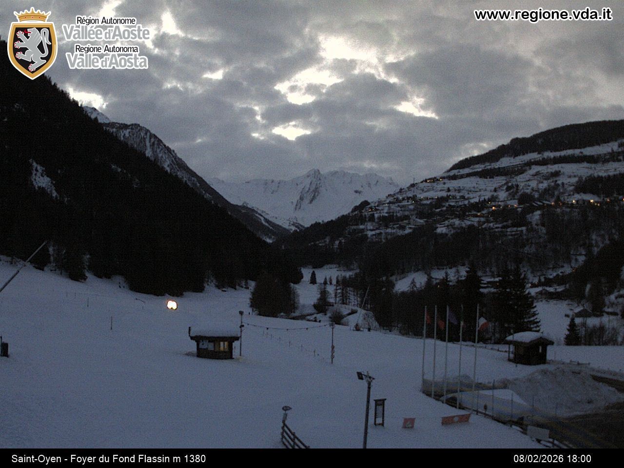 Archiv Foto Webcam Piste Flassin