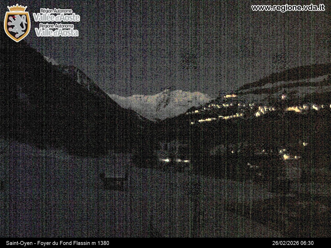 Archived image Webcam Ski run Flassin