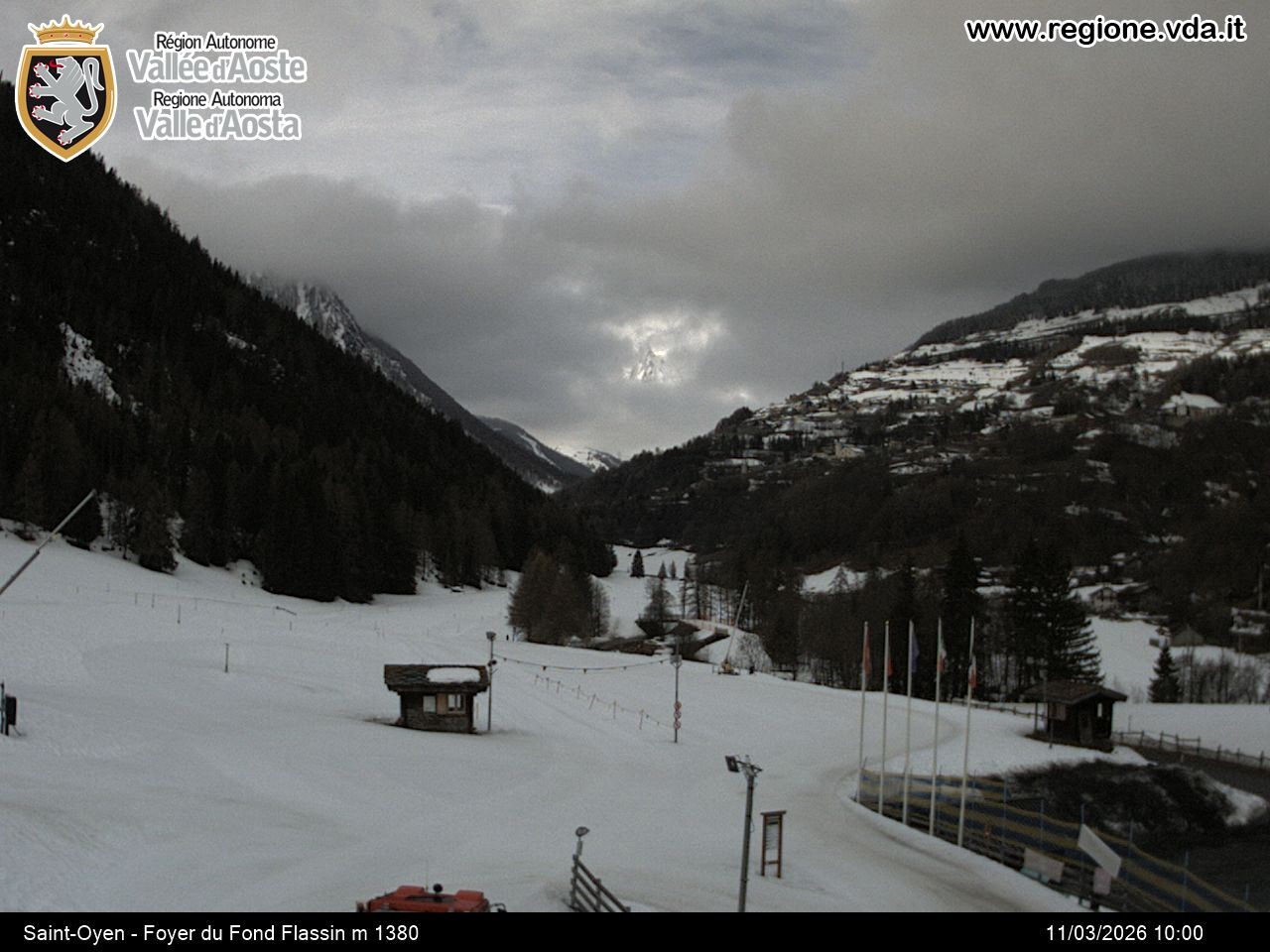 Archiv Foto Webcam Piste Flassin