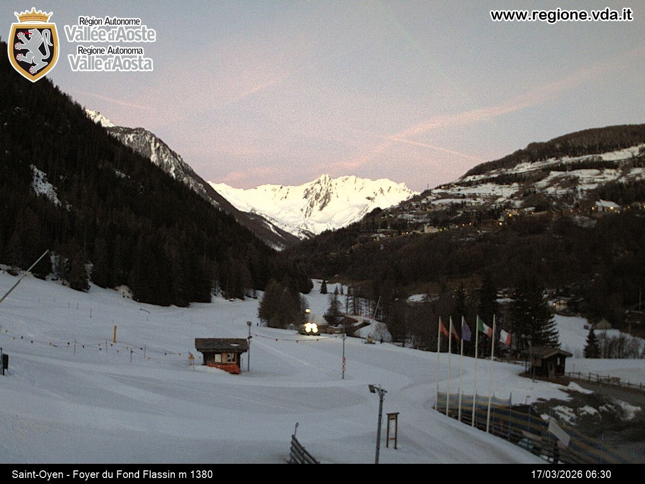 Archiv Foto Webcam Piste Flassin