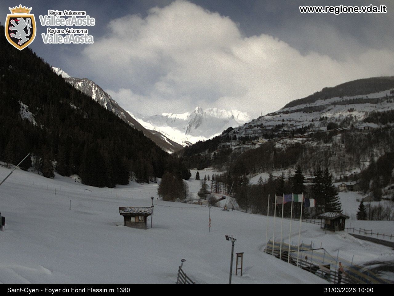 Archiv Foto Webcam Piste Flassin