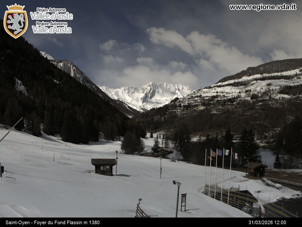 Archiv Foto Webcam Piste Flassin