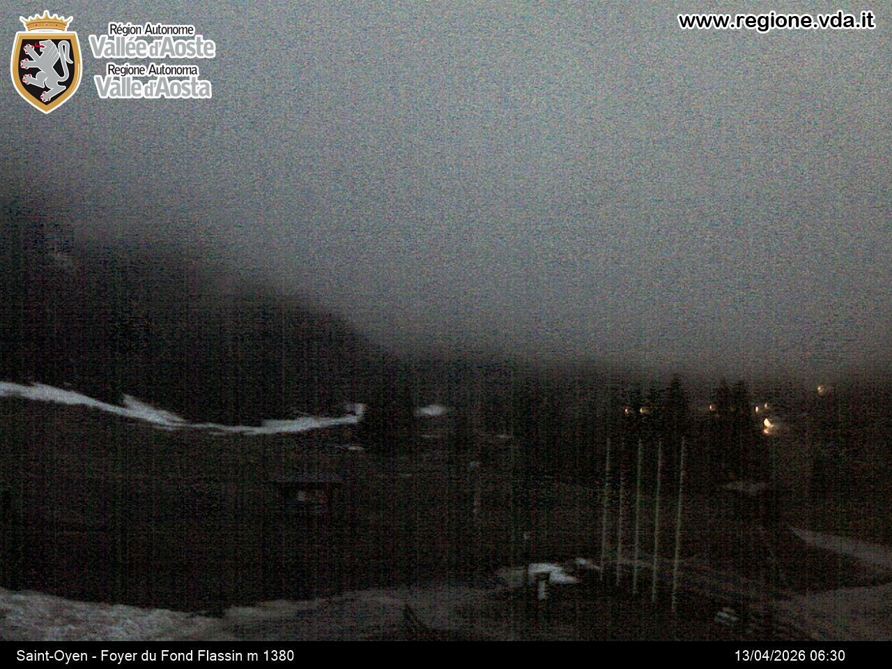 Archived image Webcam Ski run Flassin