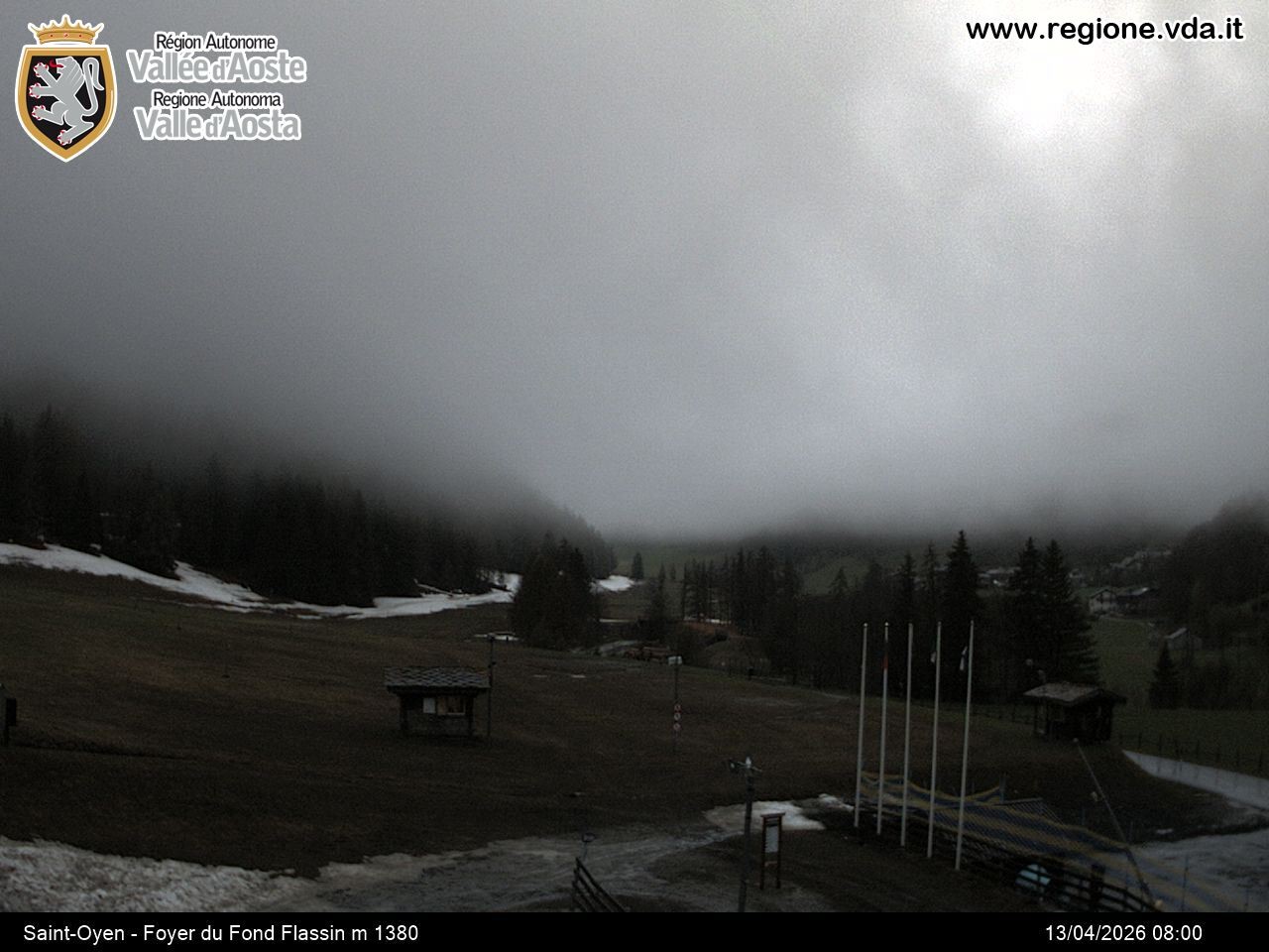 Archived image Webcam Ski run Flassin