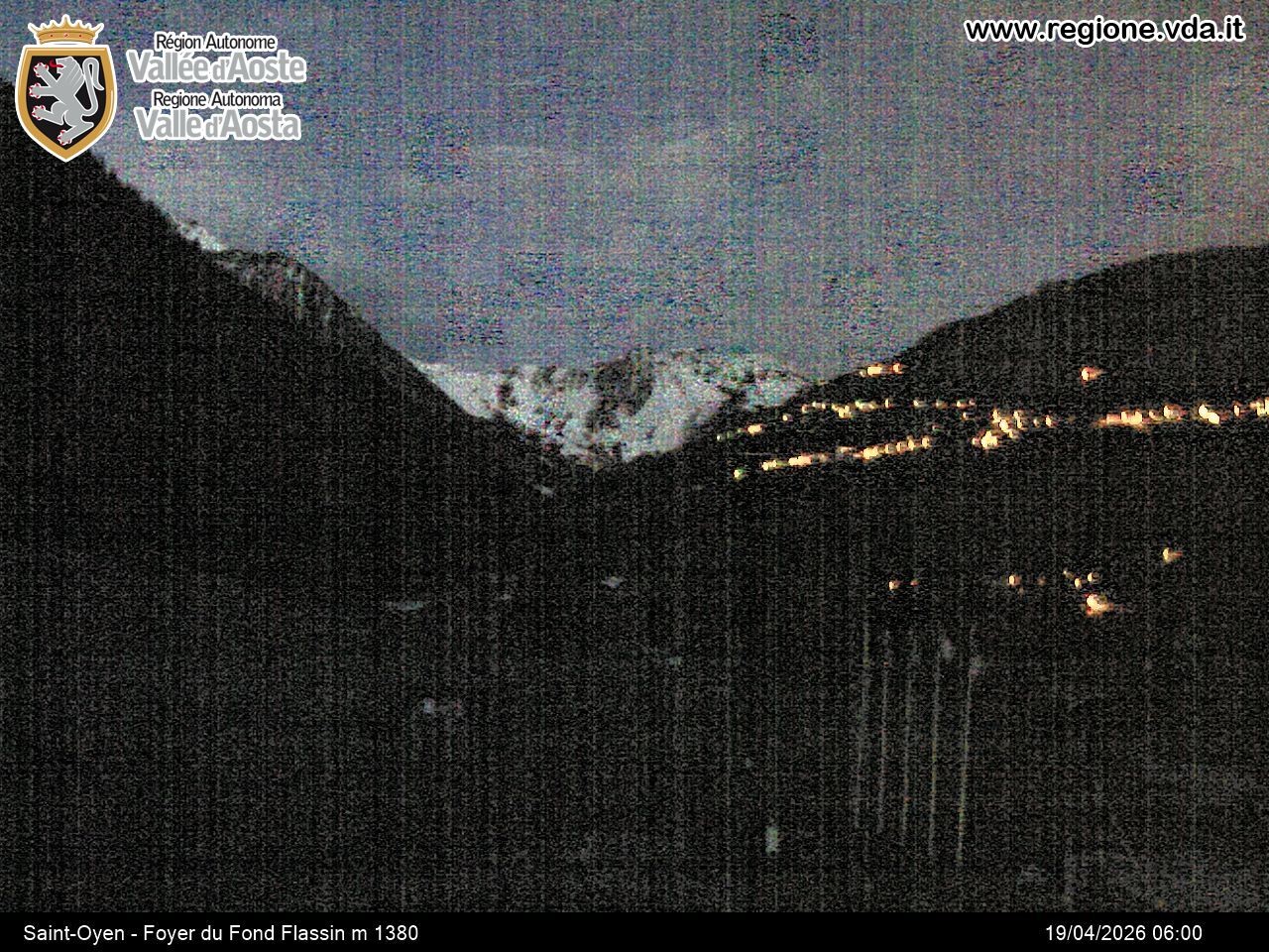 Archived image Webcam Ski run Flassin