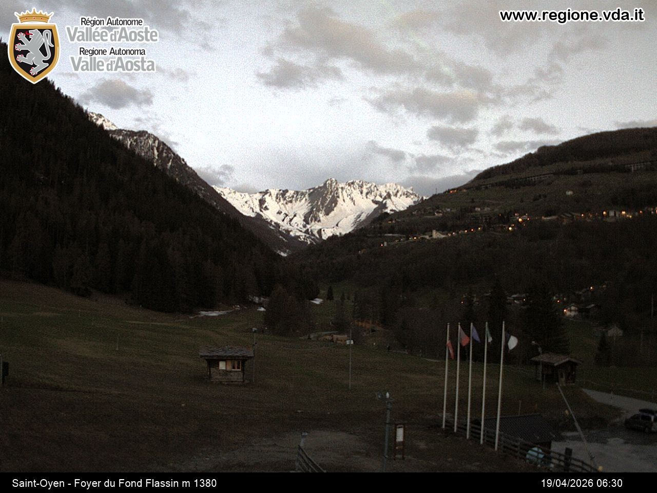 Archived image Webcam Ski run Flassin