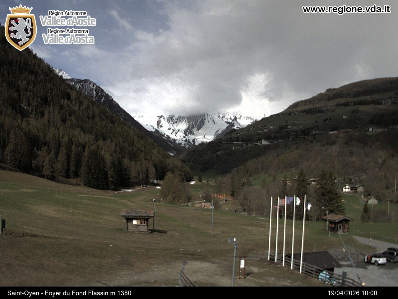 Archived image Webcam Ski run Flassin