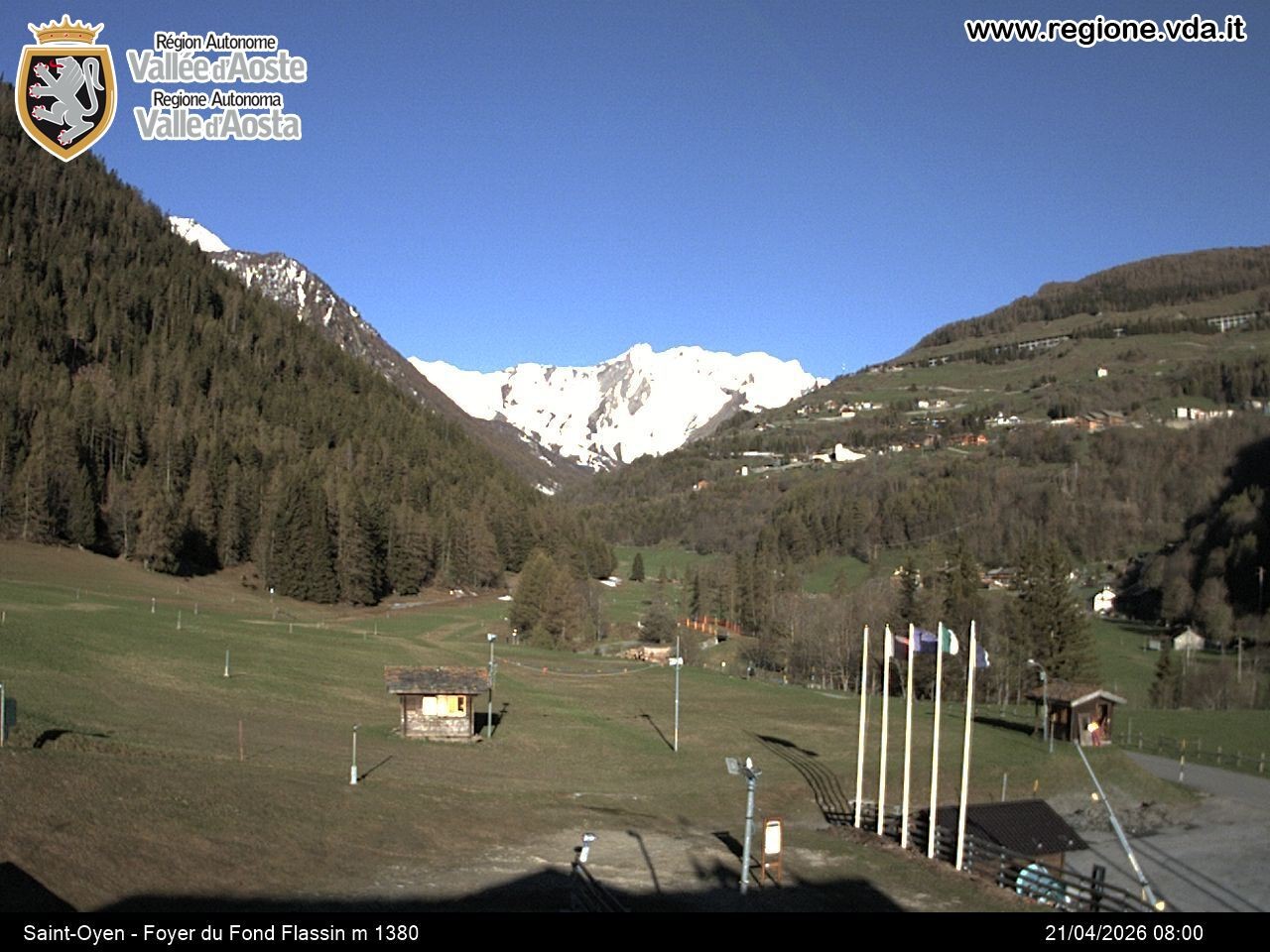 Archiv Foto Webcam Piste Flassin