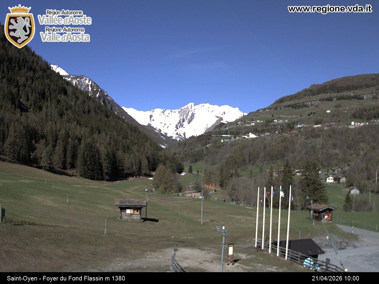 Archiv Foto Webcam Piste Flassin