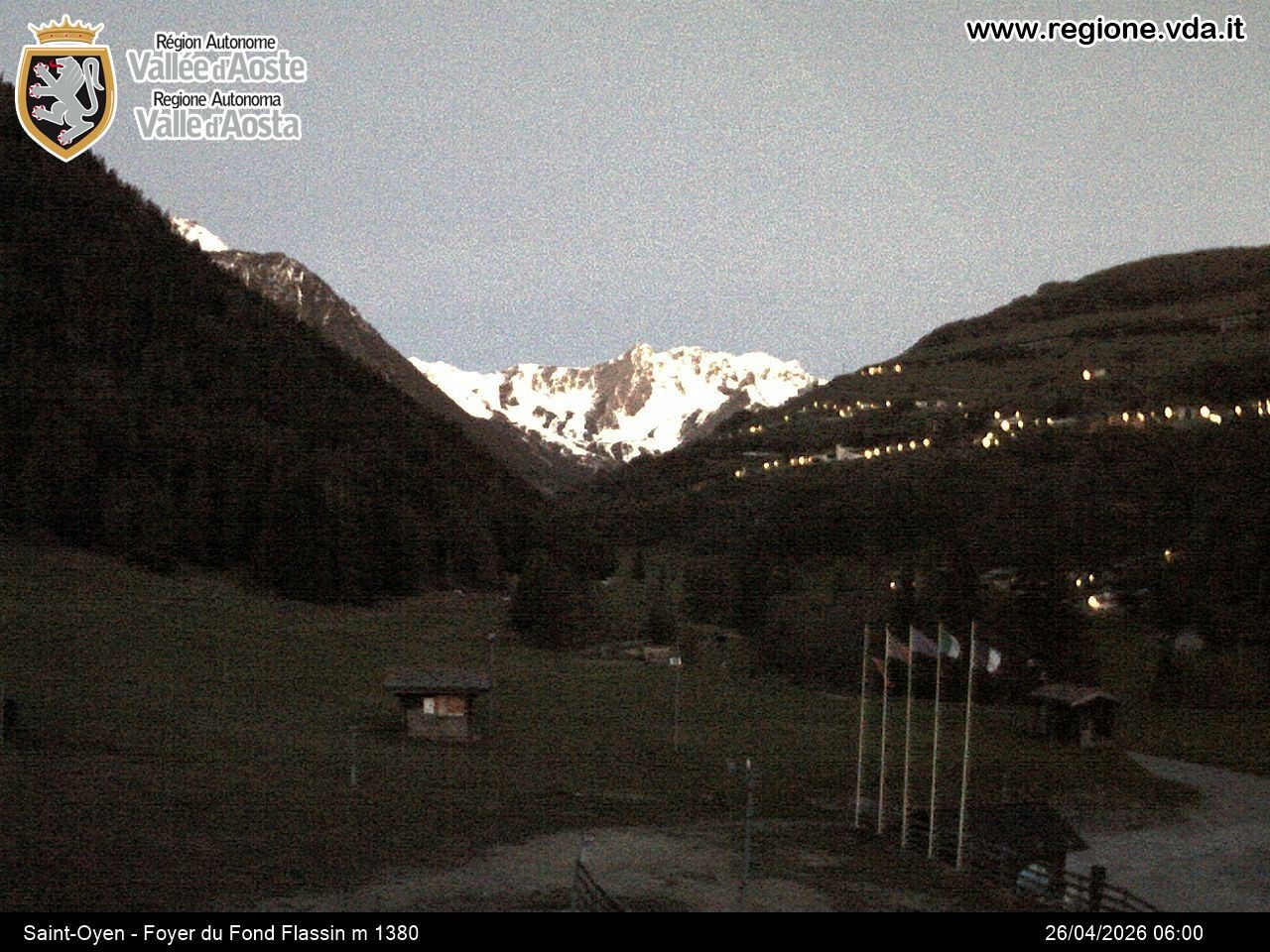 Archived image Webcam Ski run Flassin