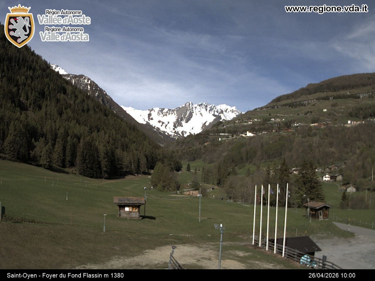Archived image Webcam Ski run Flassin