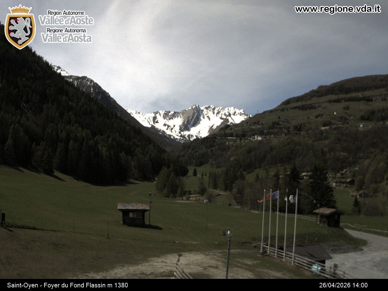Archived image Webcam Ski run Flassin