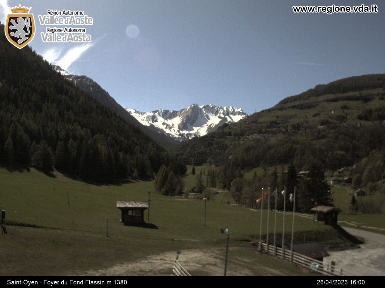 Archived image Webcam Ski run Flassin