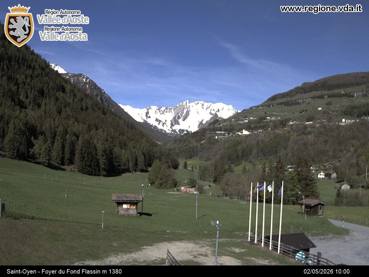 Archiv Foto Webcam Piste Flassin