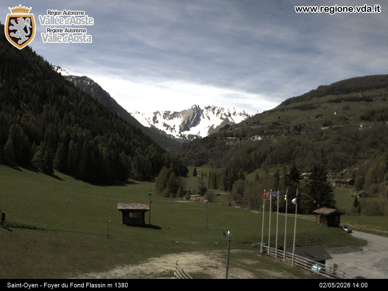 Archiv Foto Webcam Piste Flassin