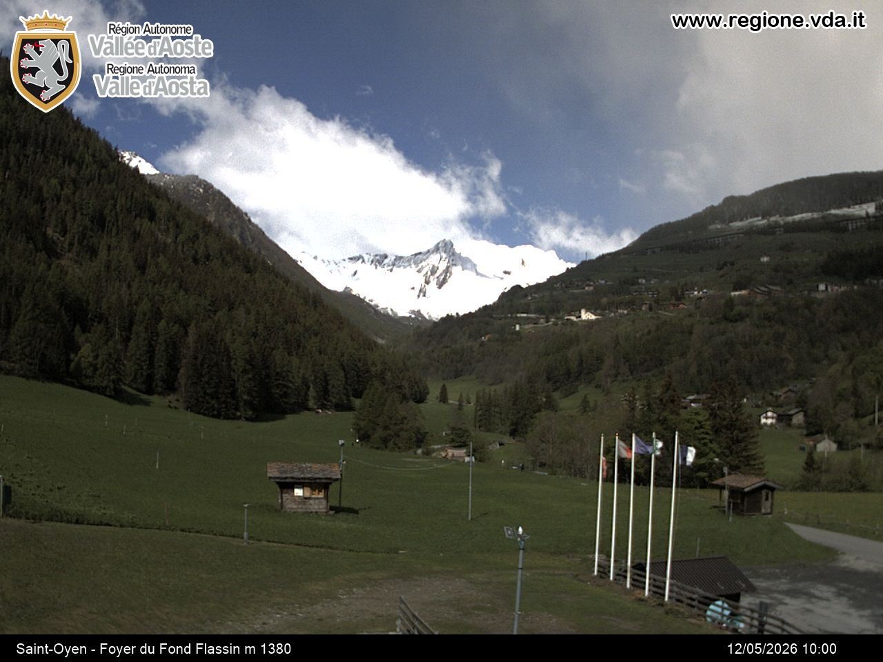 Archiv Foto Webcam Piste Flassin