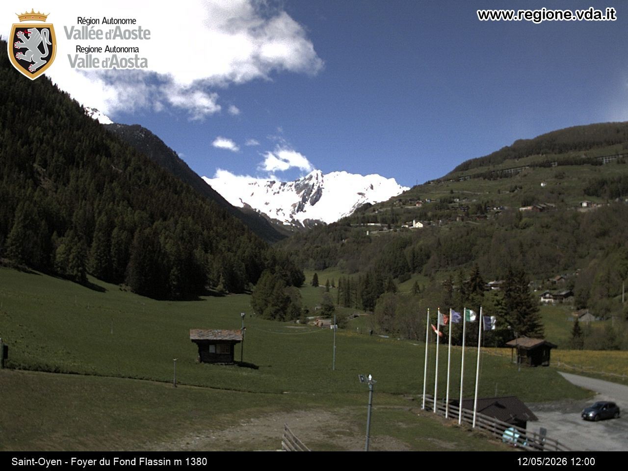 Archiv Foto Webcam Piste Flassin