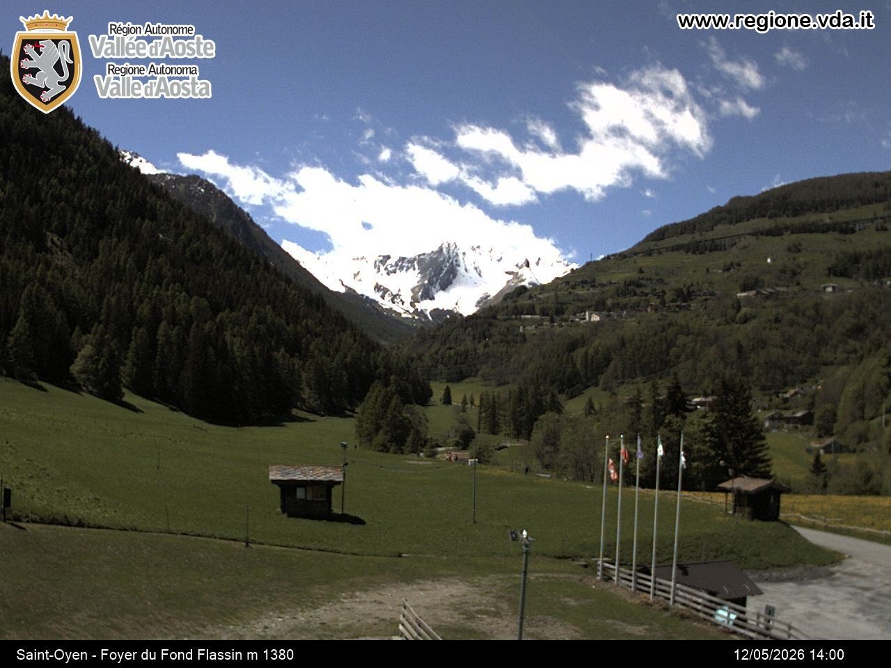 Archiv Foto Webcam Piste Flassin