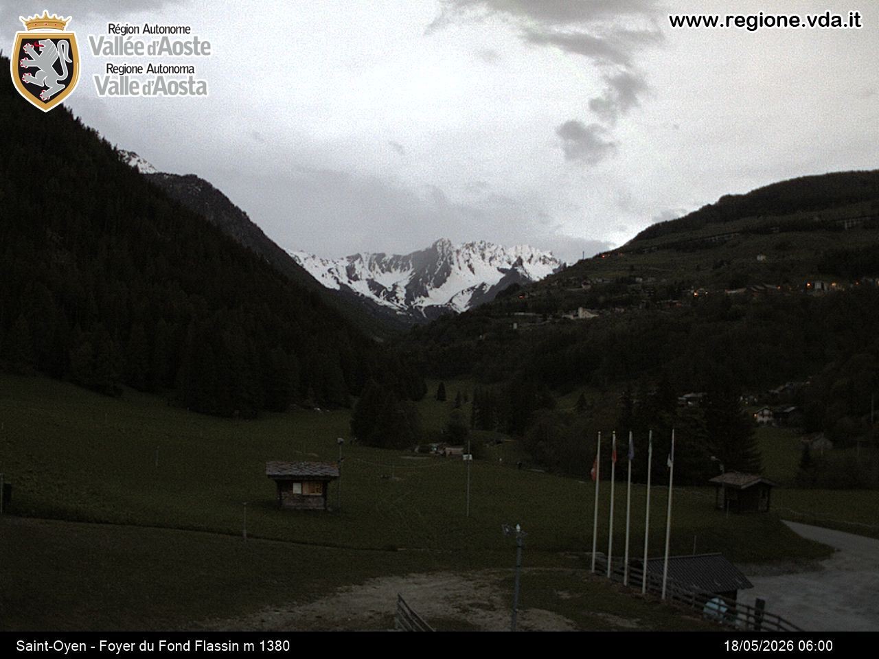 Archived image Webcam Ski run Flassin