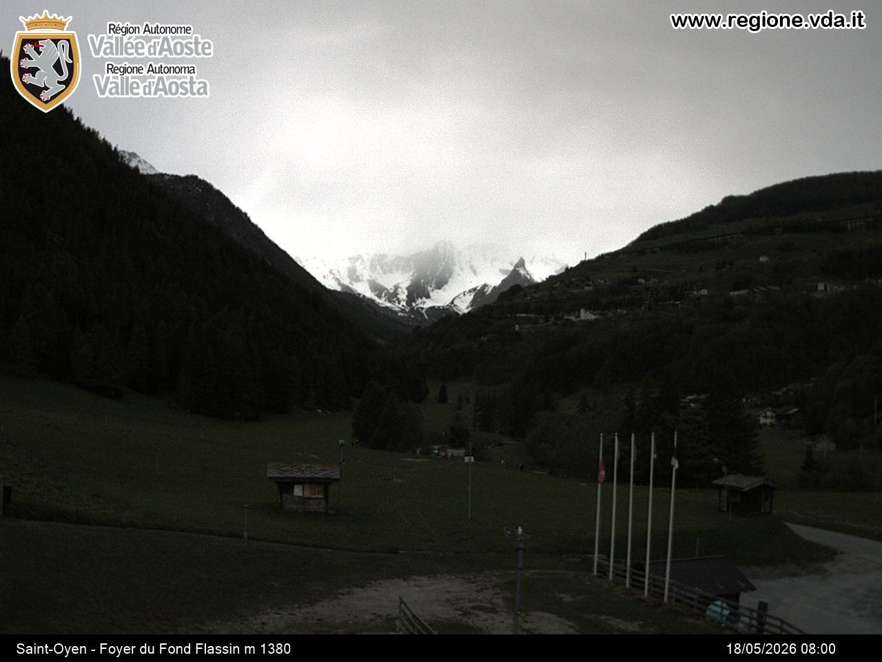 Archived image Webcam Ski run Flassin