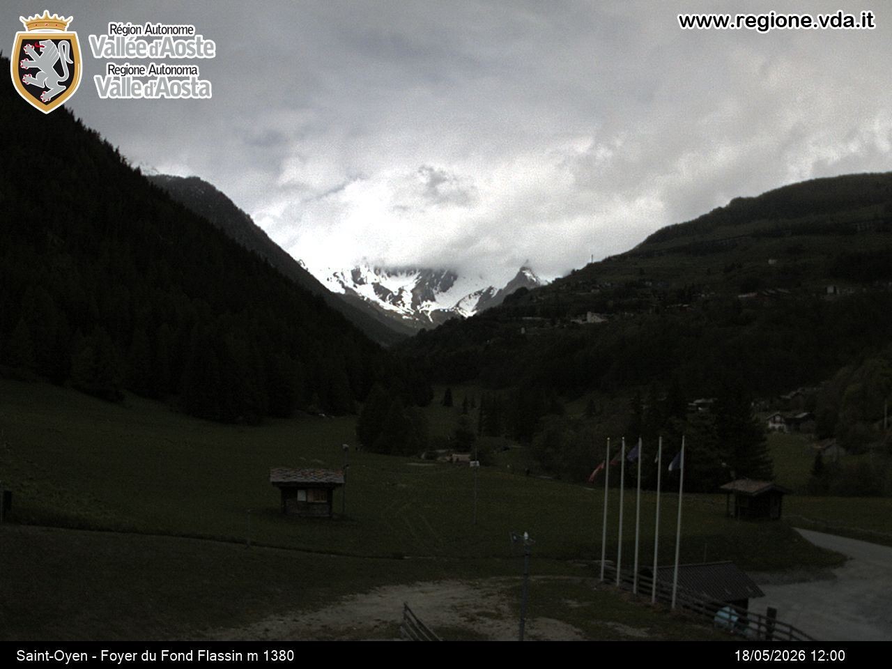 Archiv Foto Webcam Piste Flassin