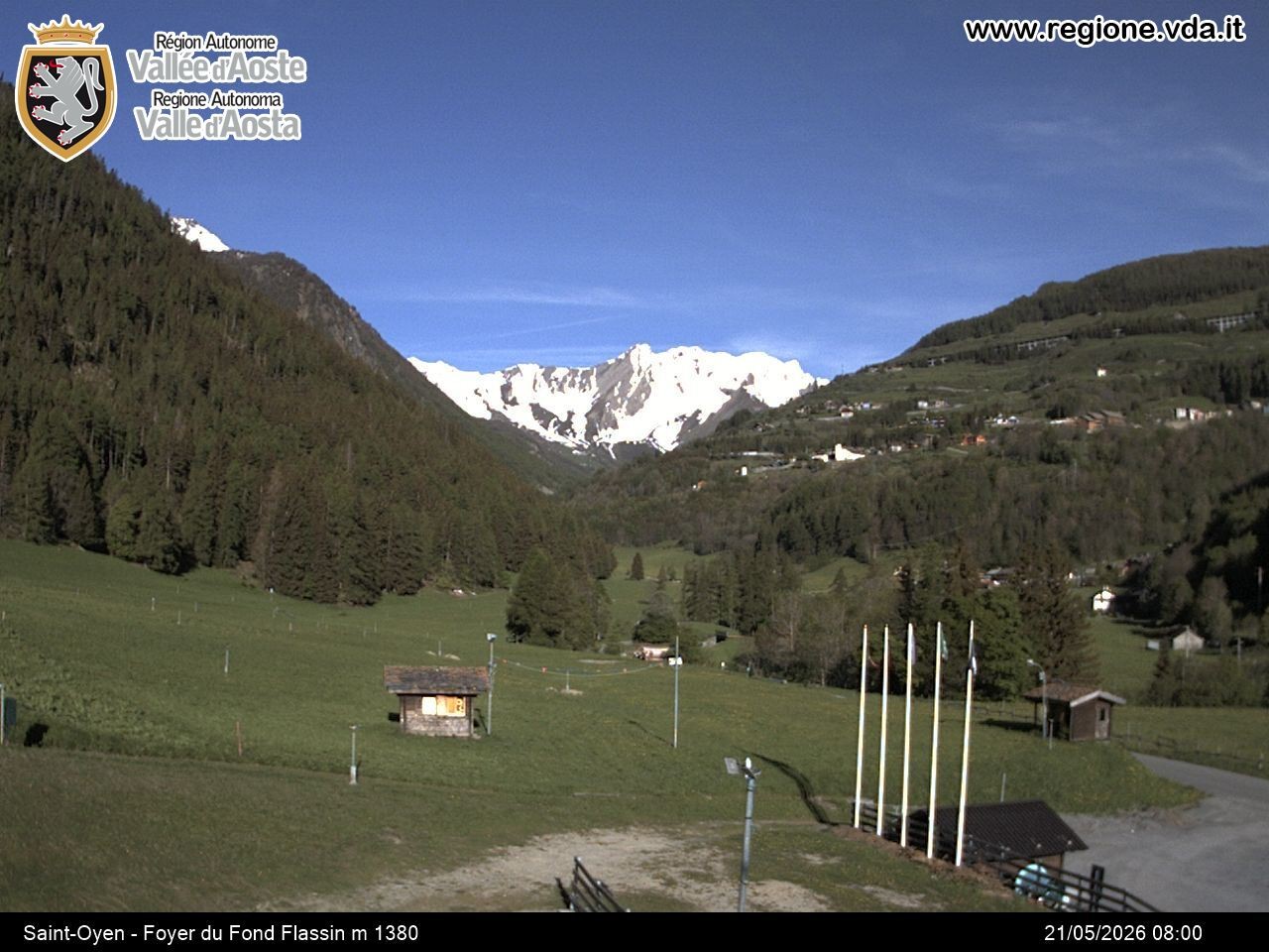 Archiv Foto Webcam Piste Flassin