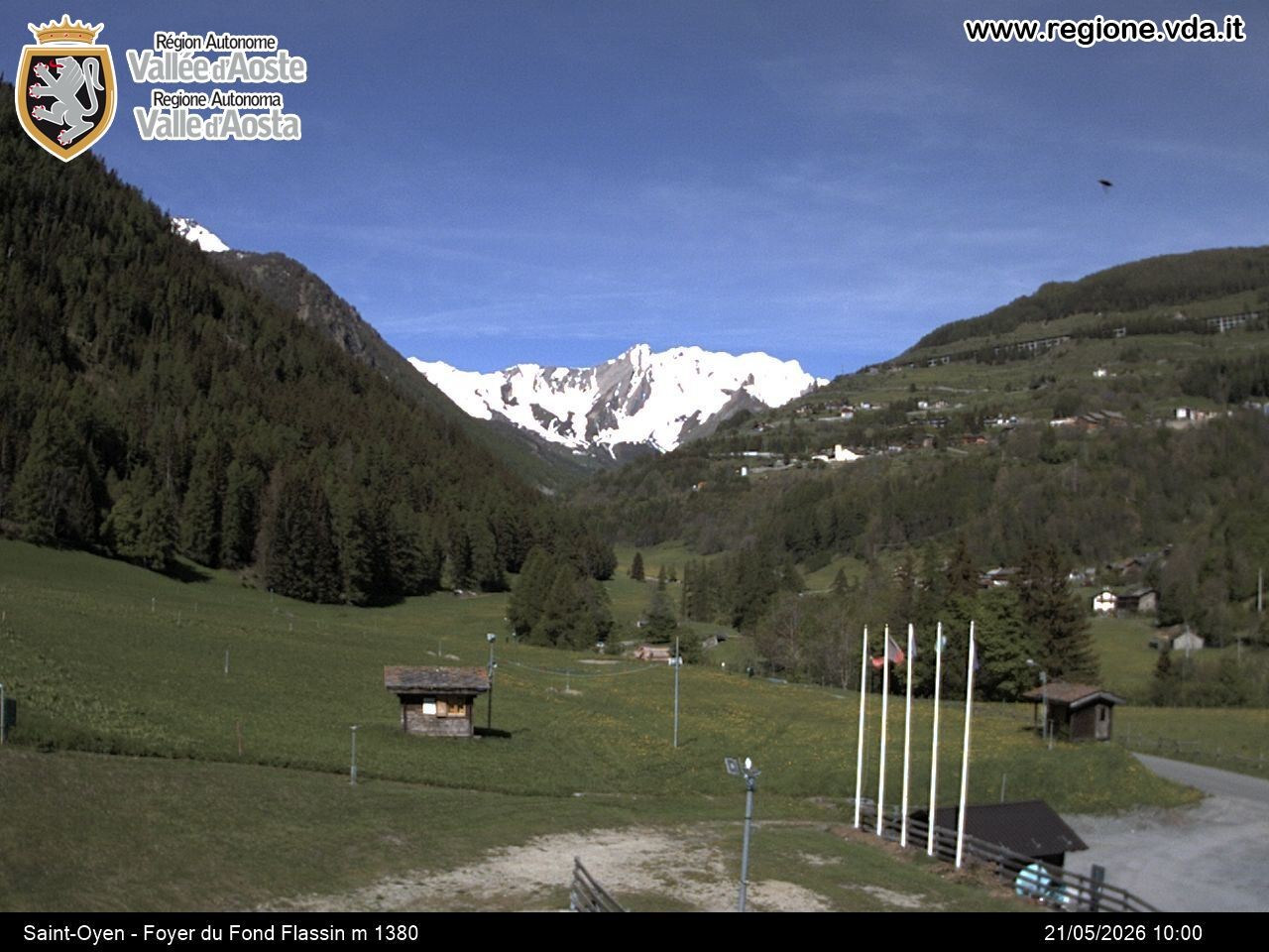 Archiv Foto Webcam Piste Flassin