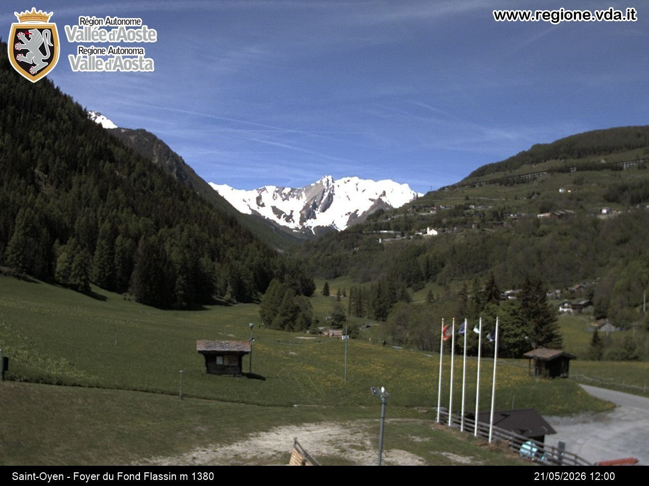 Archiv Foto Webcam Piste Flassin