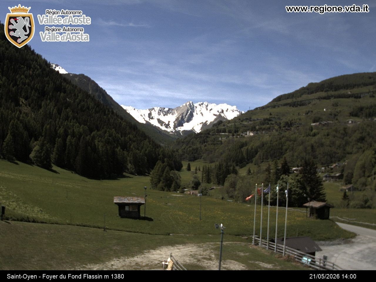 Archiv Foto Webcam Piste Flassin