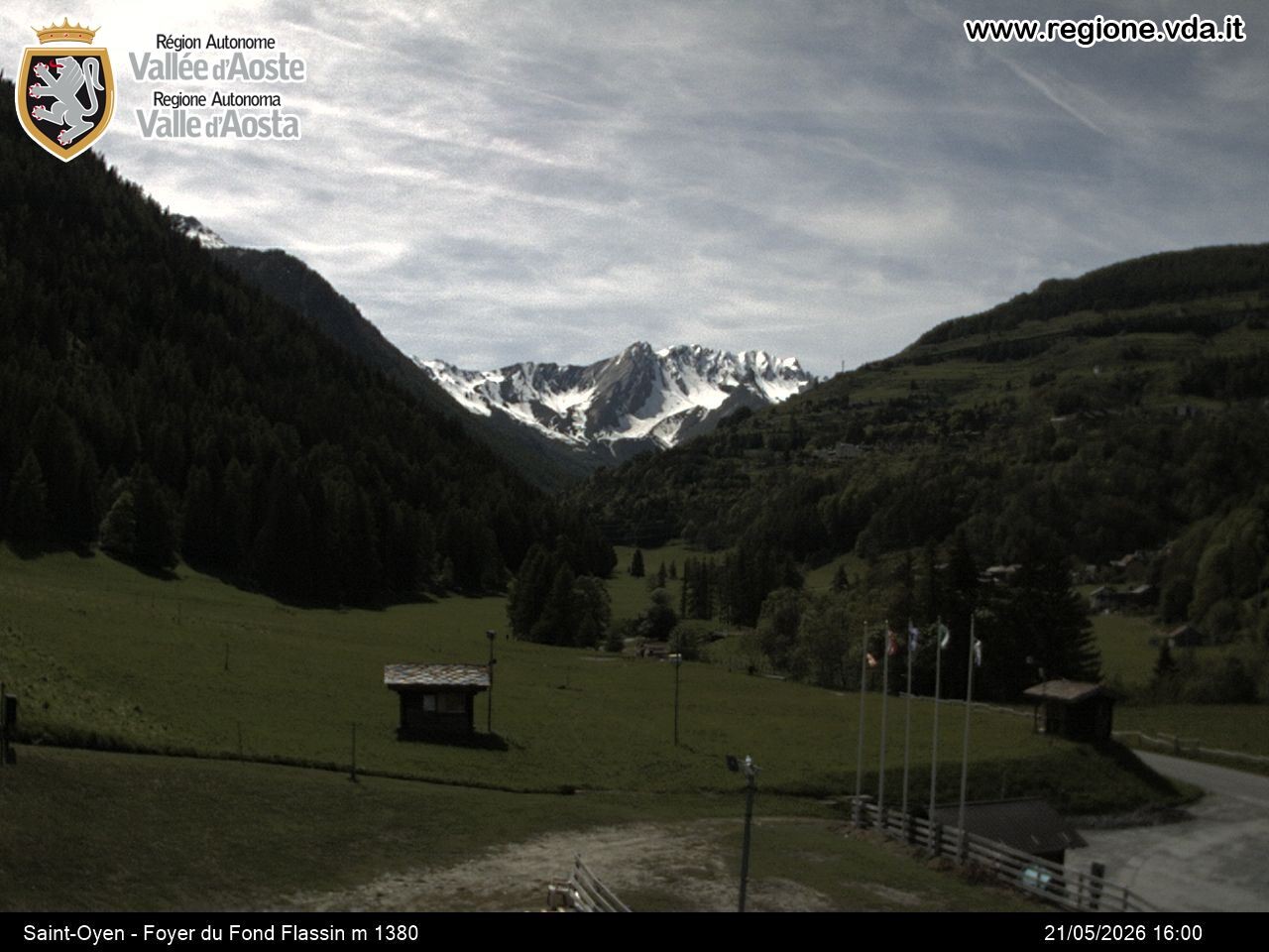 Archiv Foto Webcam Piste Flassin