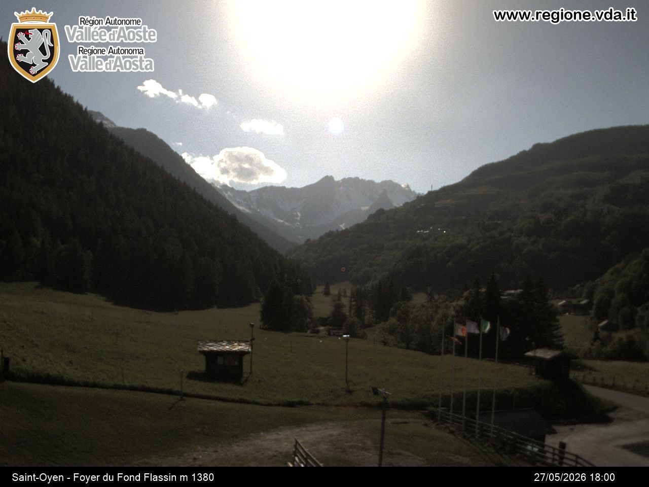 Archived image Webcam Ski run Flassin