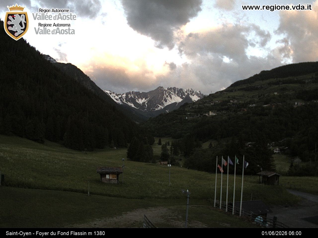 Archiv Foto Webcam Piste Flassin