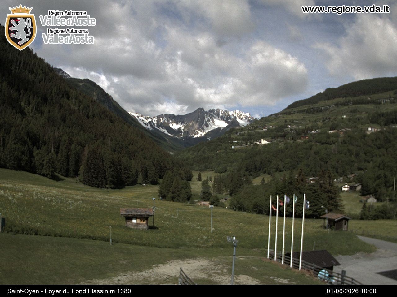 Archiv Foto Webcam Piste Flassin