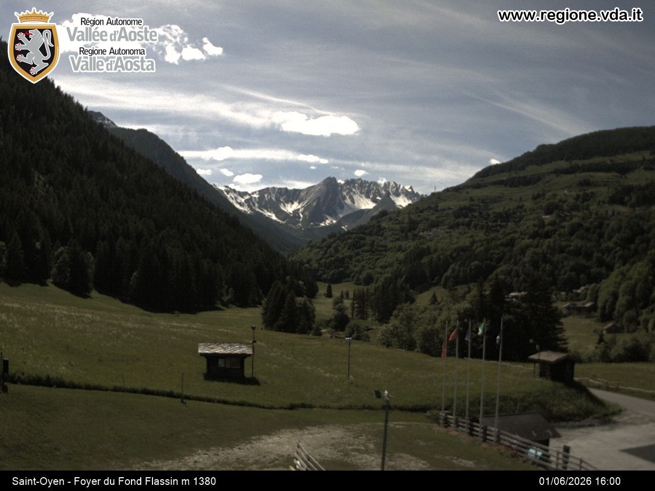Archiv Foto Webcam Piste Flassin