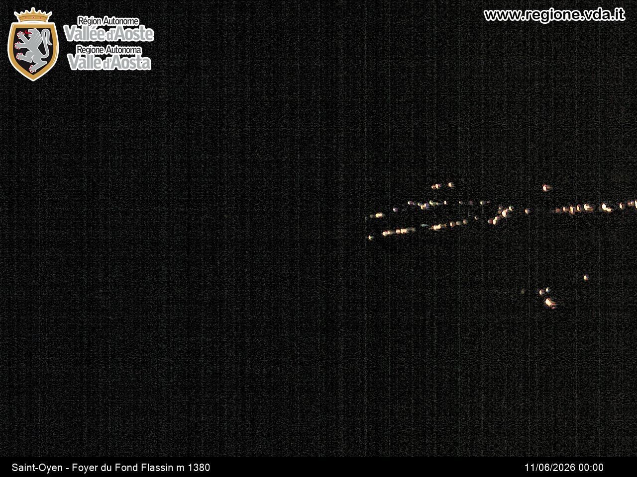 Archived image Webcam Ski run Flassin