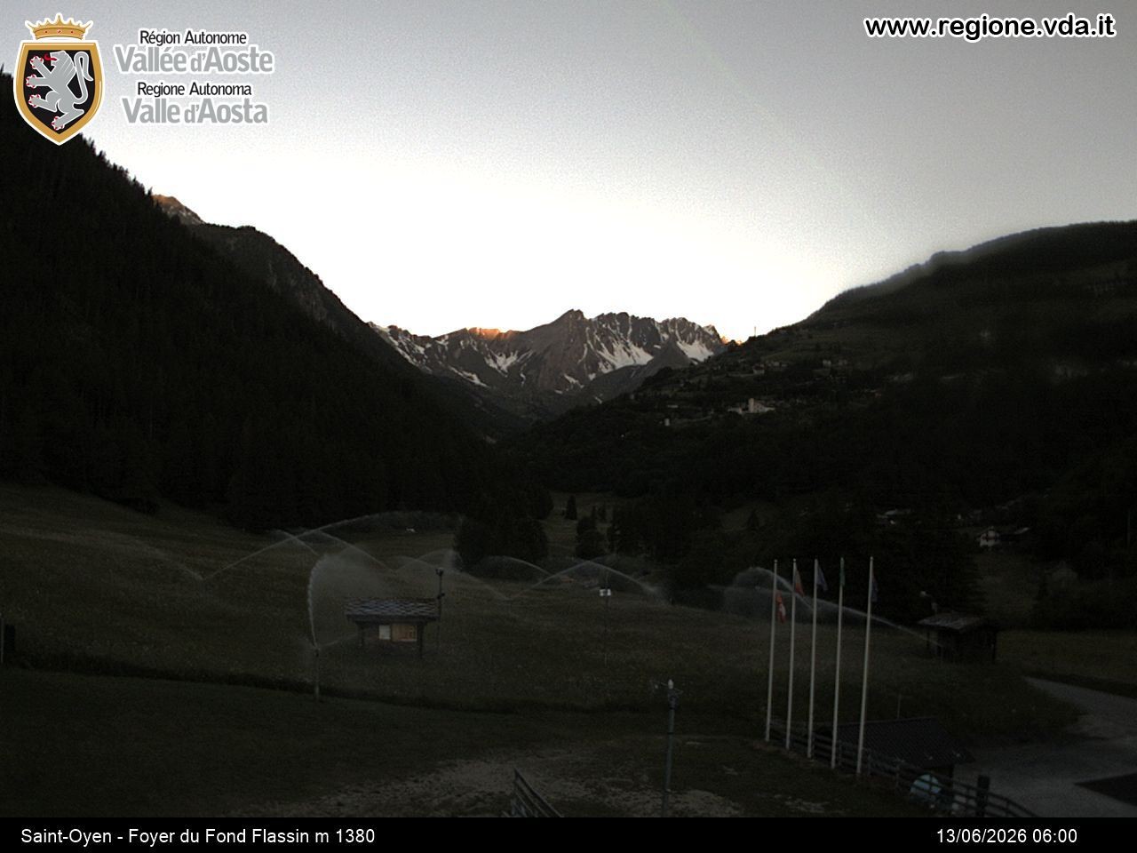 Archived image Webcam Ski run Flassin