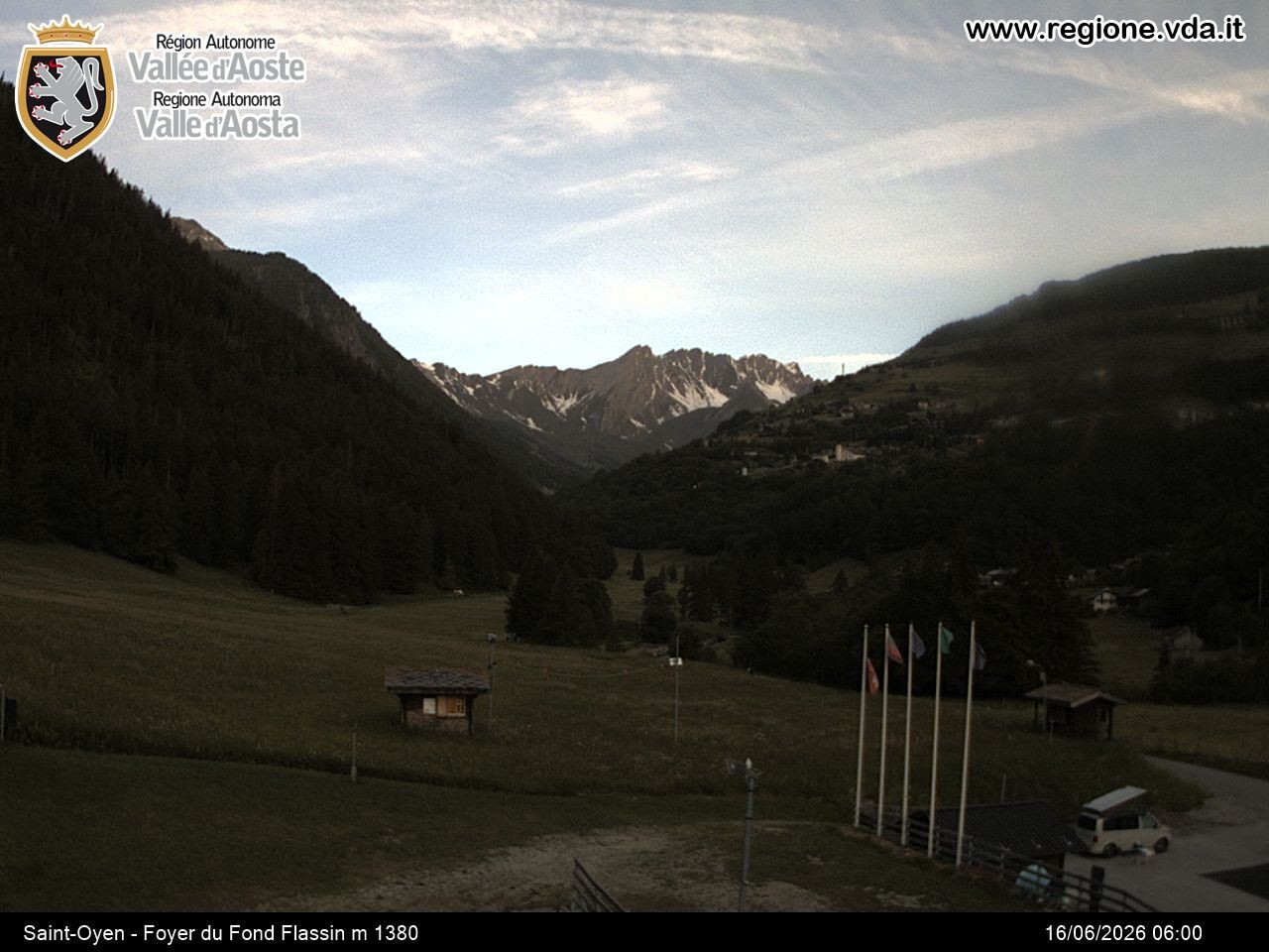 Archiv Foto Webcam Piste Flassin