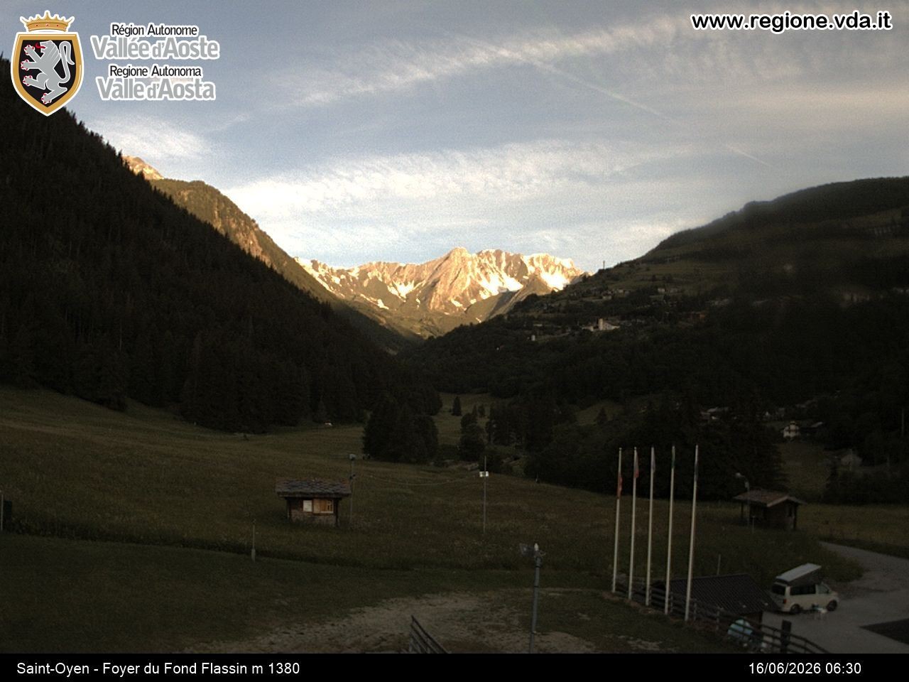 Archiv Foto Webcam Piste Flassin