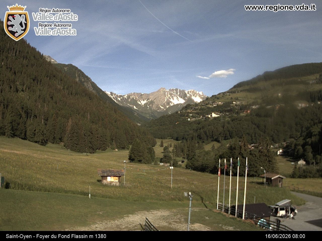 Archiv Foto Webcam Piste Flassin
