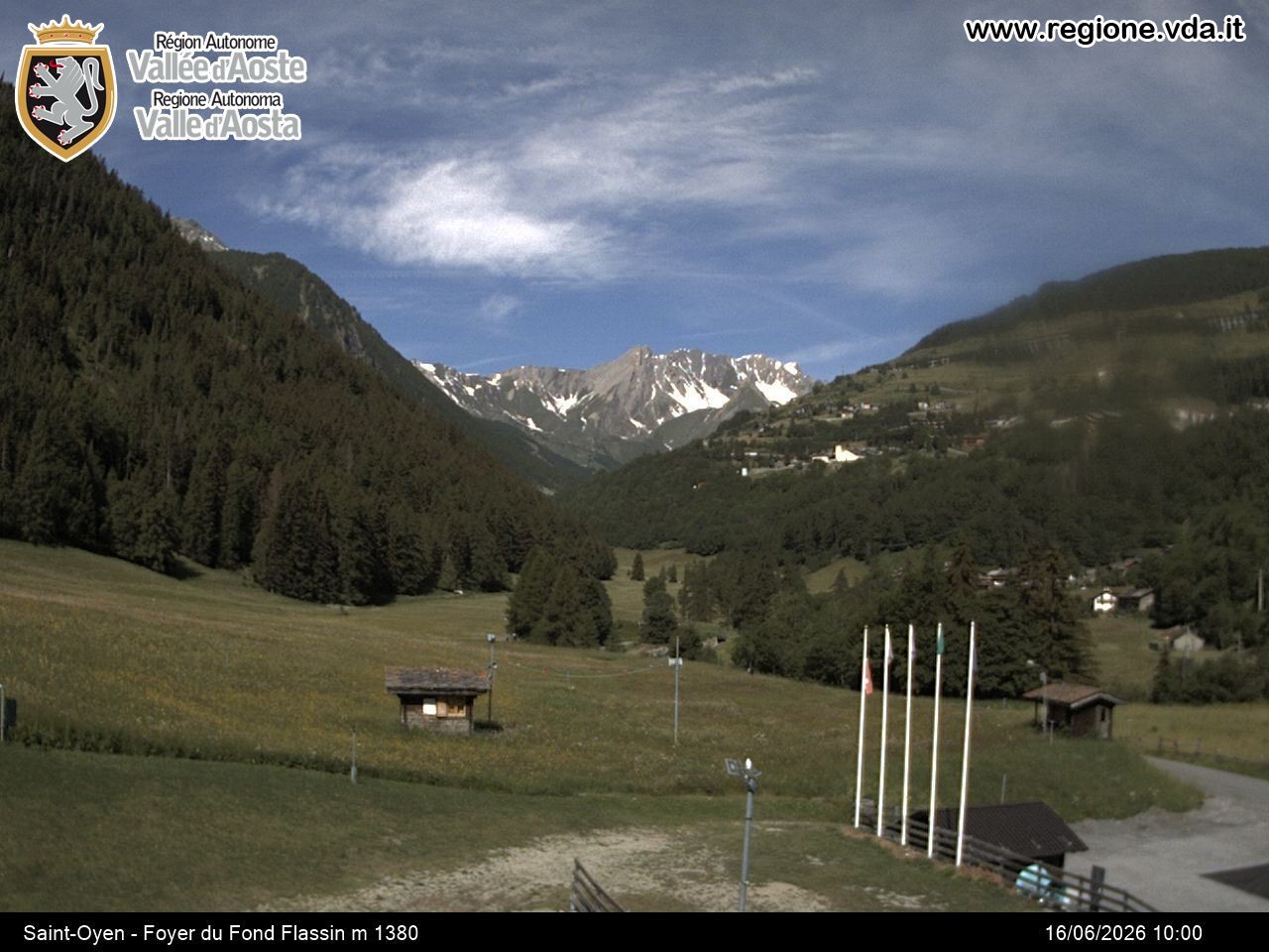 Archiv Foto Webcam Piste Flassin