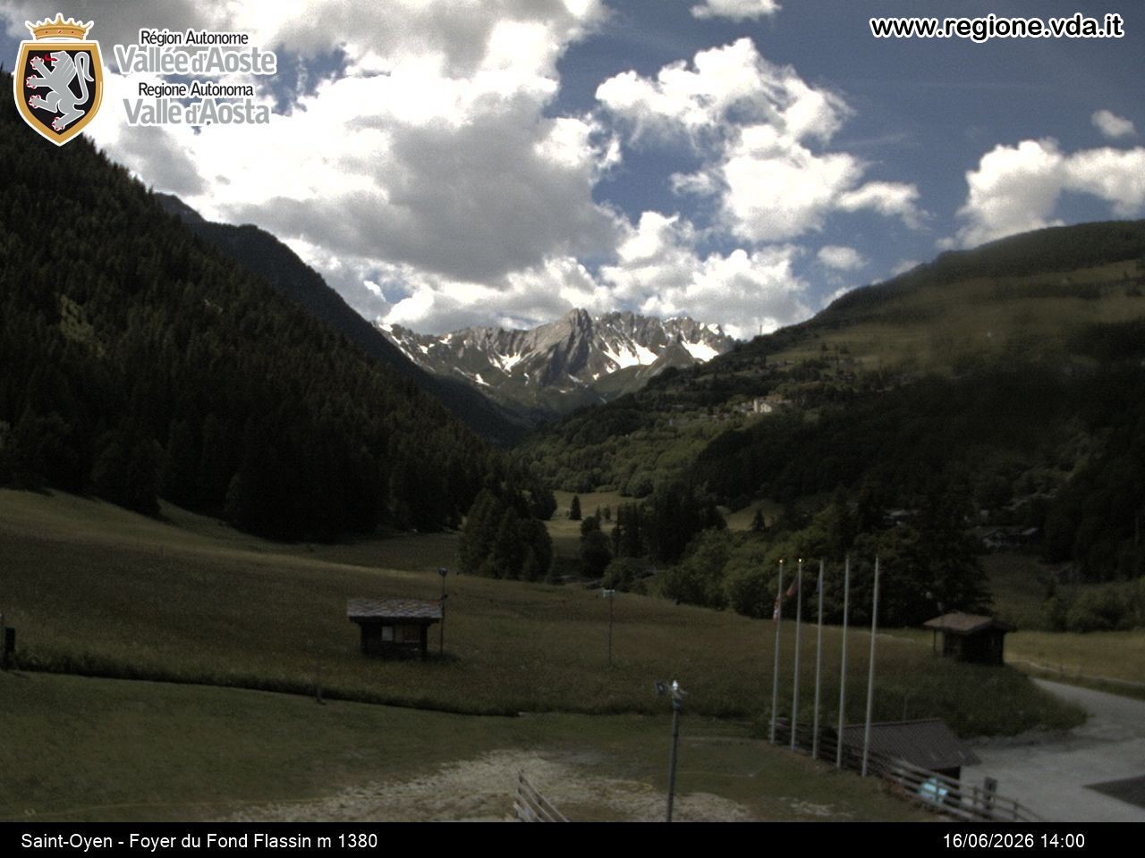 Archiv Foto Webcam Piste Flassin