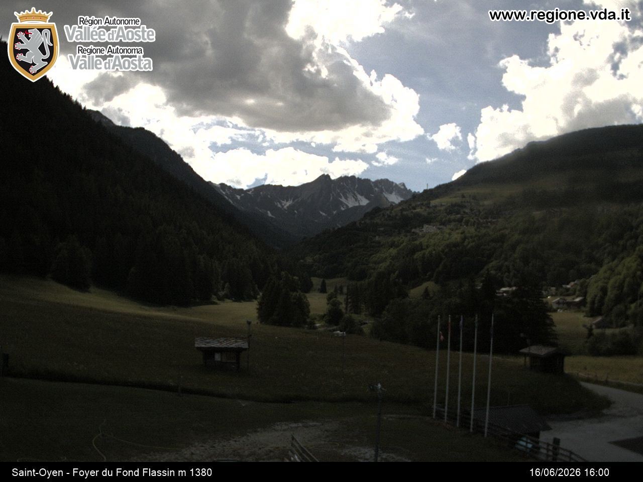 Archiv Foto Webcam Piste Flassin