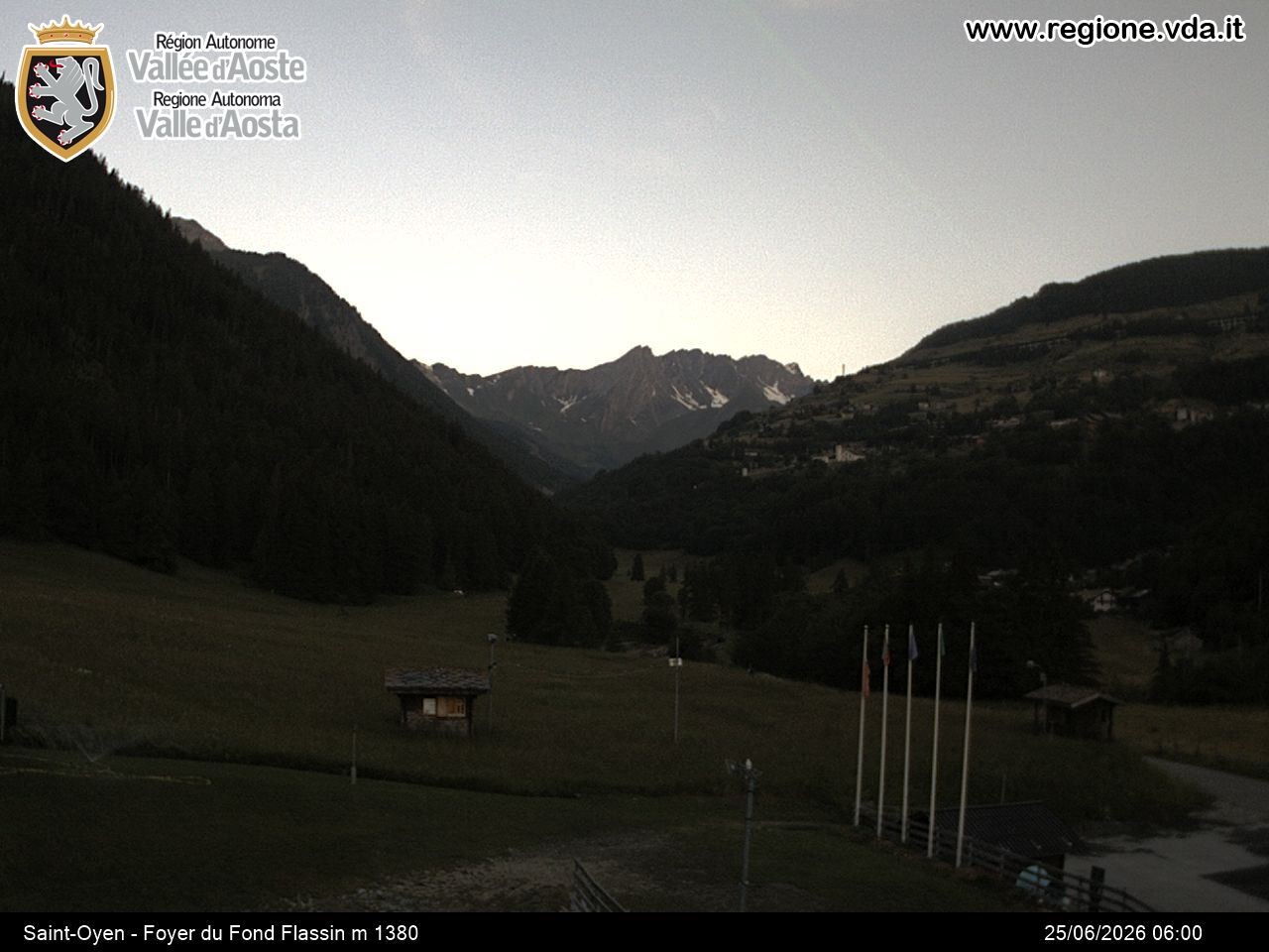 Archiv Foto Webcam Piste Flassin