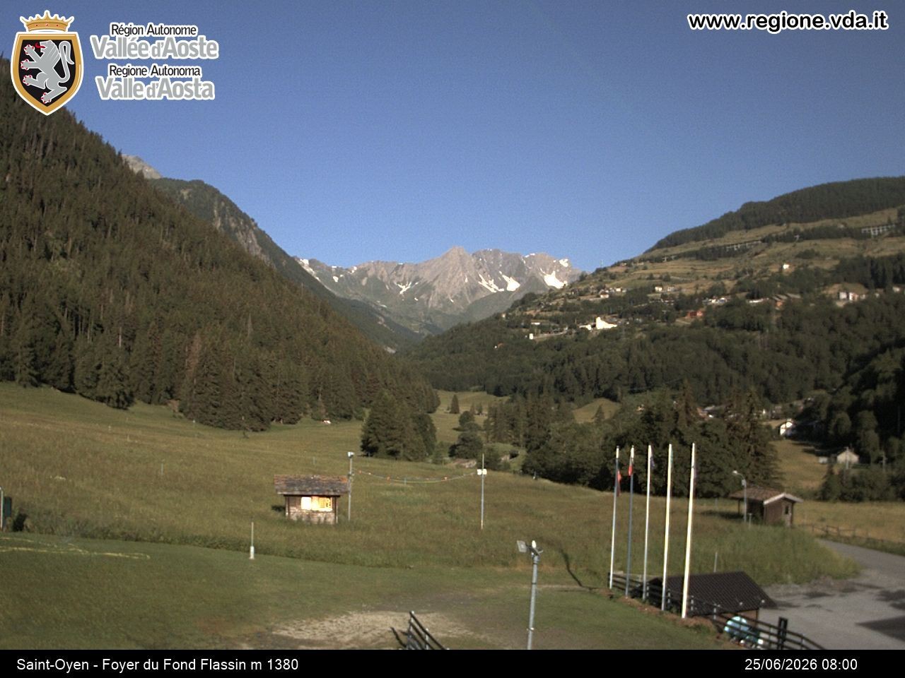 Archiv Foto Webcam Piste Flassin