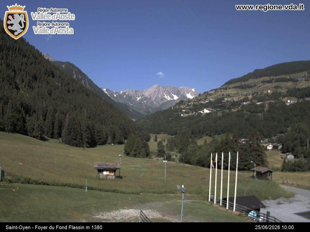 Archiv Foto Webcam Piste Flassin