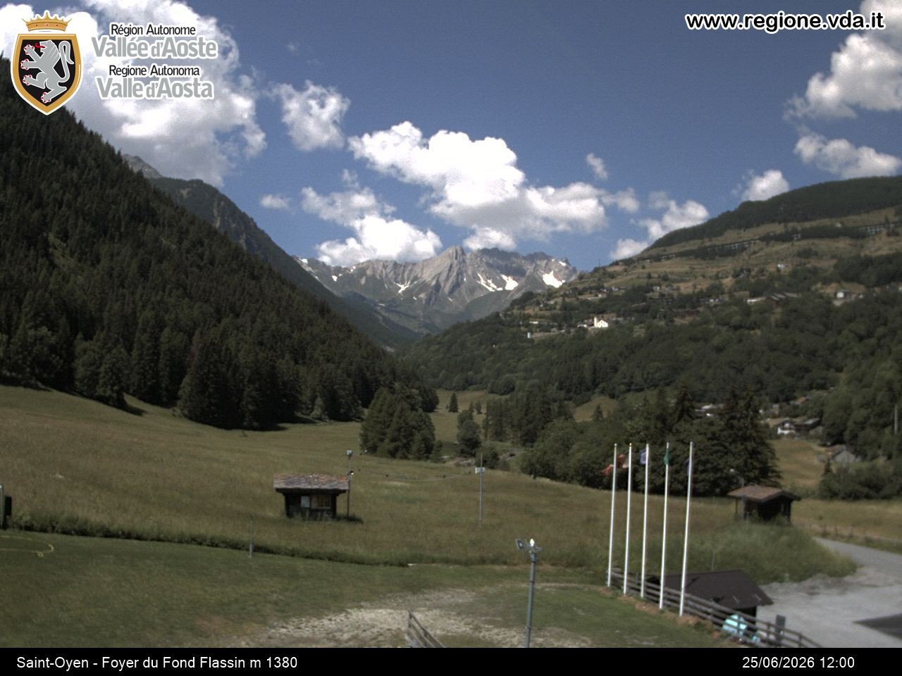 Archiv Foto Webcam Piste Flassin
