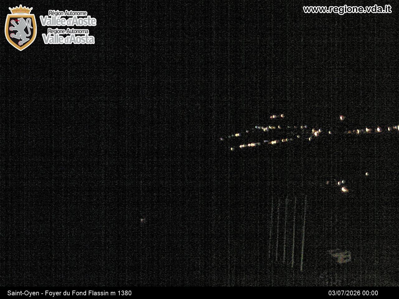 Archived image Webcam Ski run Flassin